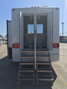 Eco-Pro production motorhome with 2 integrated restrooms