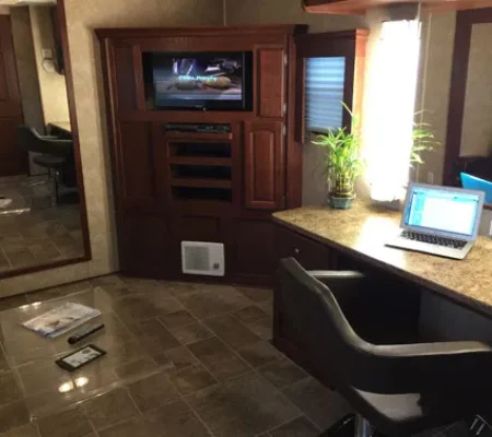Basecamp 2 room star trailer with slide KKPS 02
